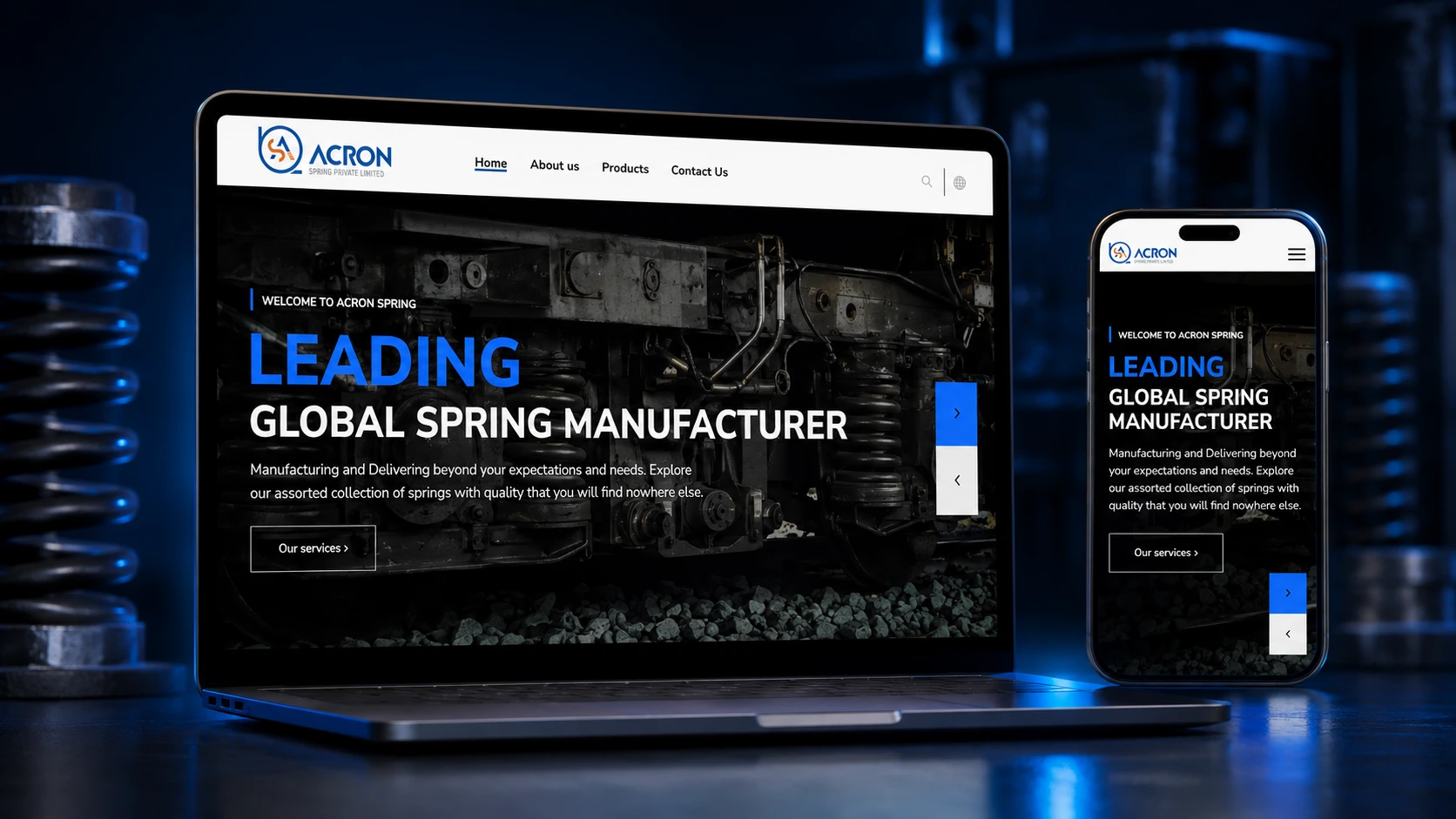 Acron Spring corporate website